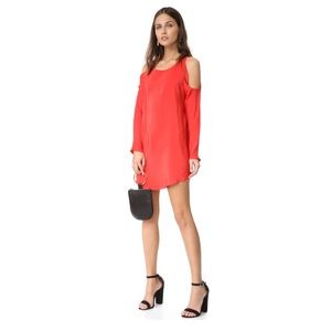 Amanda Uprichard Powell Dress in Poppy Red